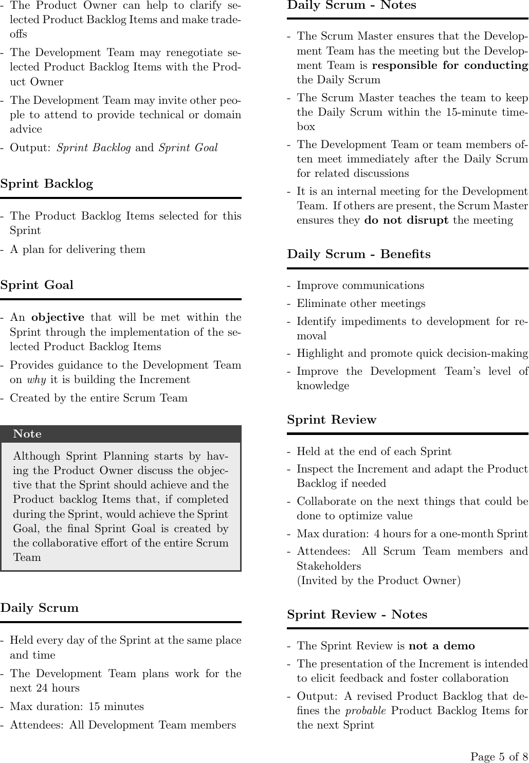 Page 5 of 8 - Scrum-Guide-Notes