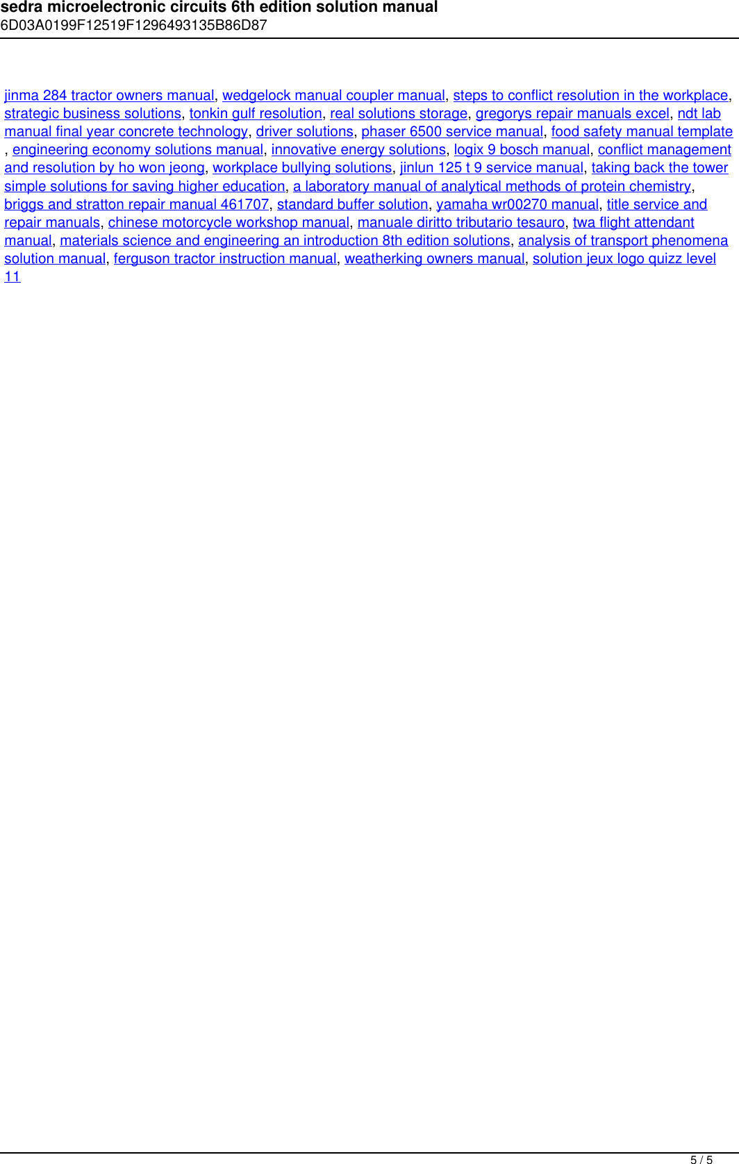 Page 5 of 5 - Sedra Microelectronic Circuits 6th Edition Solution Manual