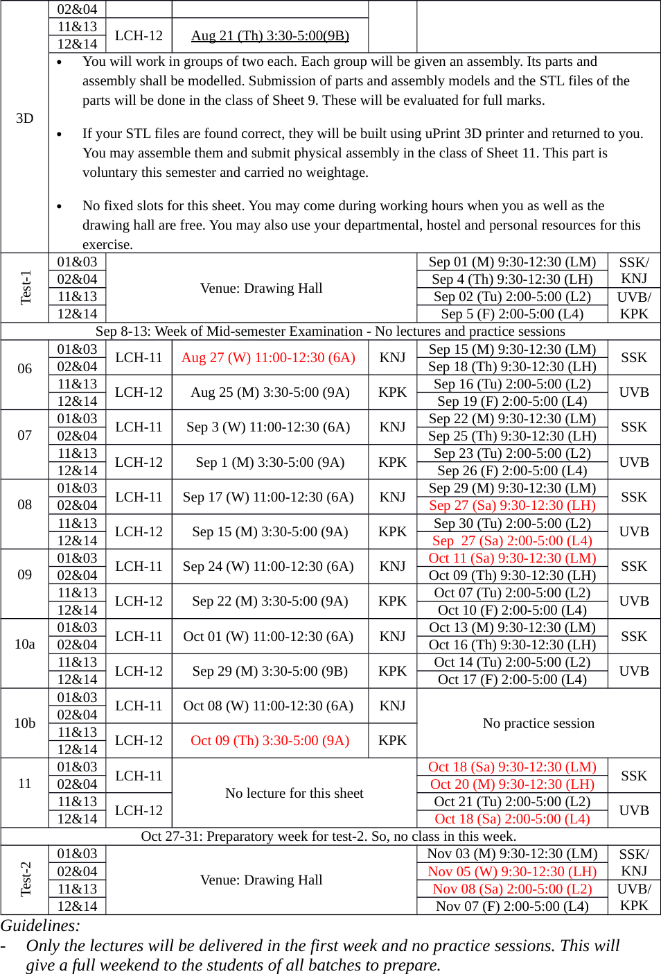 Page 3 of 8 - ME-119: ENGINEERING GRAPHICS AND DRAWING Sheet00-Instructions For Students-20140825