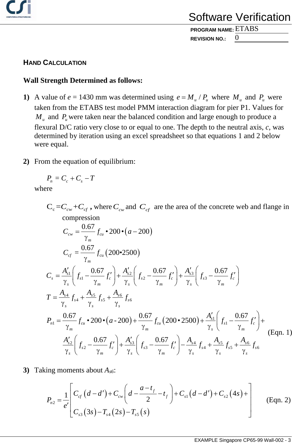 Page 3 of 4 - Contents Singapore CP65-99 WALL-002