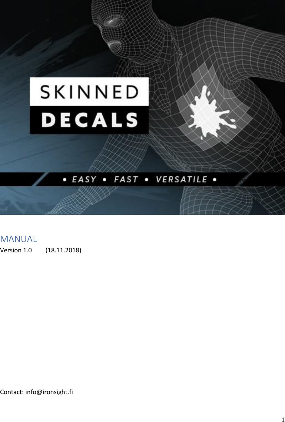 Page 1 of 11 - Skinned Decals Manual