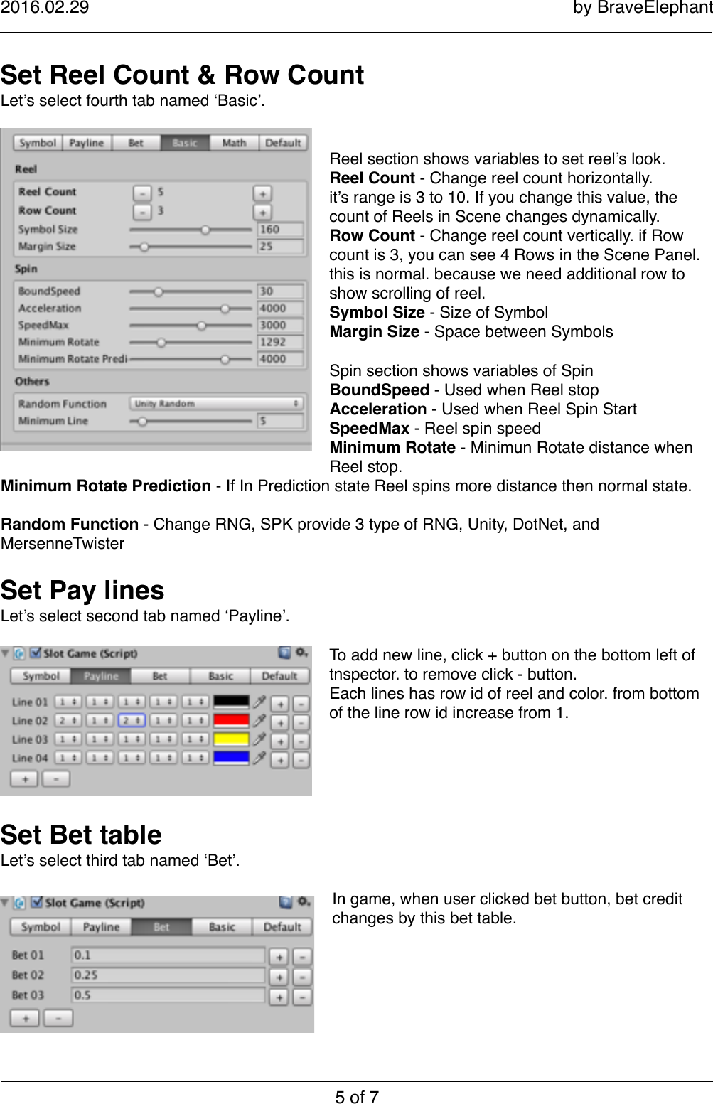 Page 5 of 7 - Slots Perfect Kit Manual