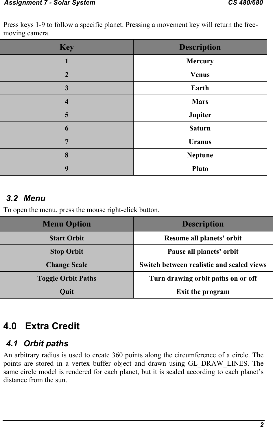 Page 2 of 3 - Solar System Instruction Manual