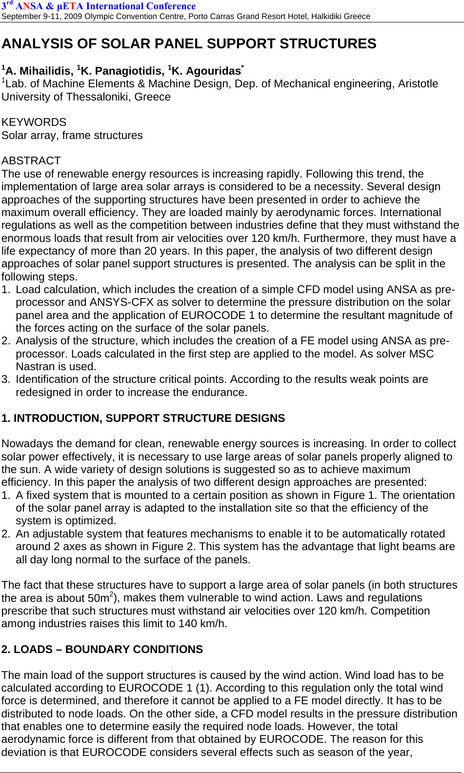 Page 1 of 11 - P-S312-2-Agouridas Solar Support Structure Analysis