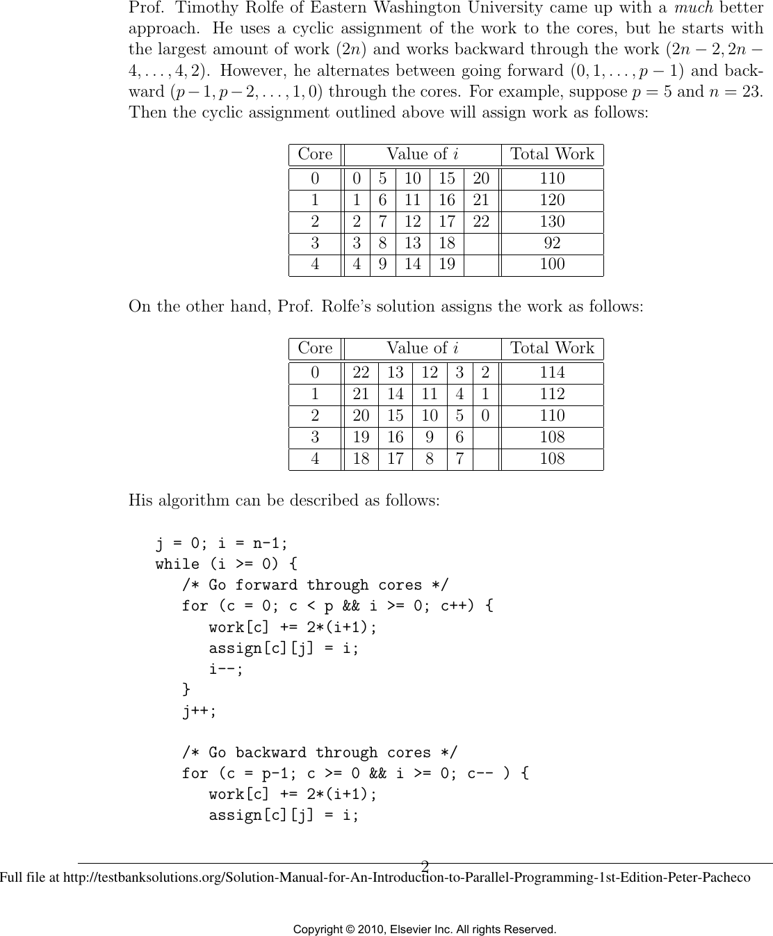 Solution Manual For An Introduction To Parallel Programming 1st Edition Peter Pacheco