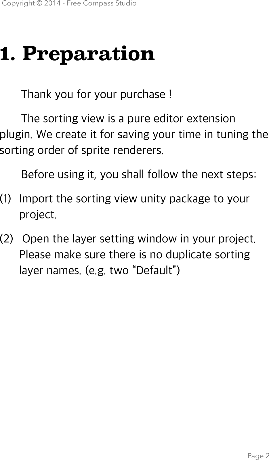 Page 2 of 11 - Sorting View Manual