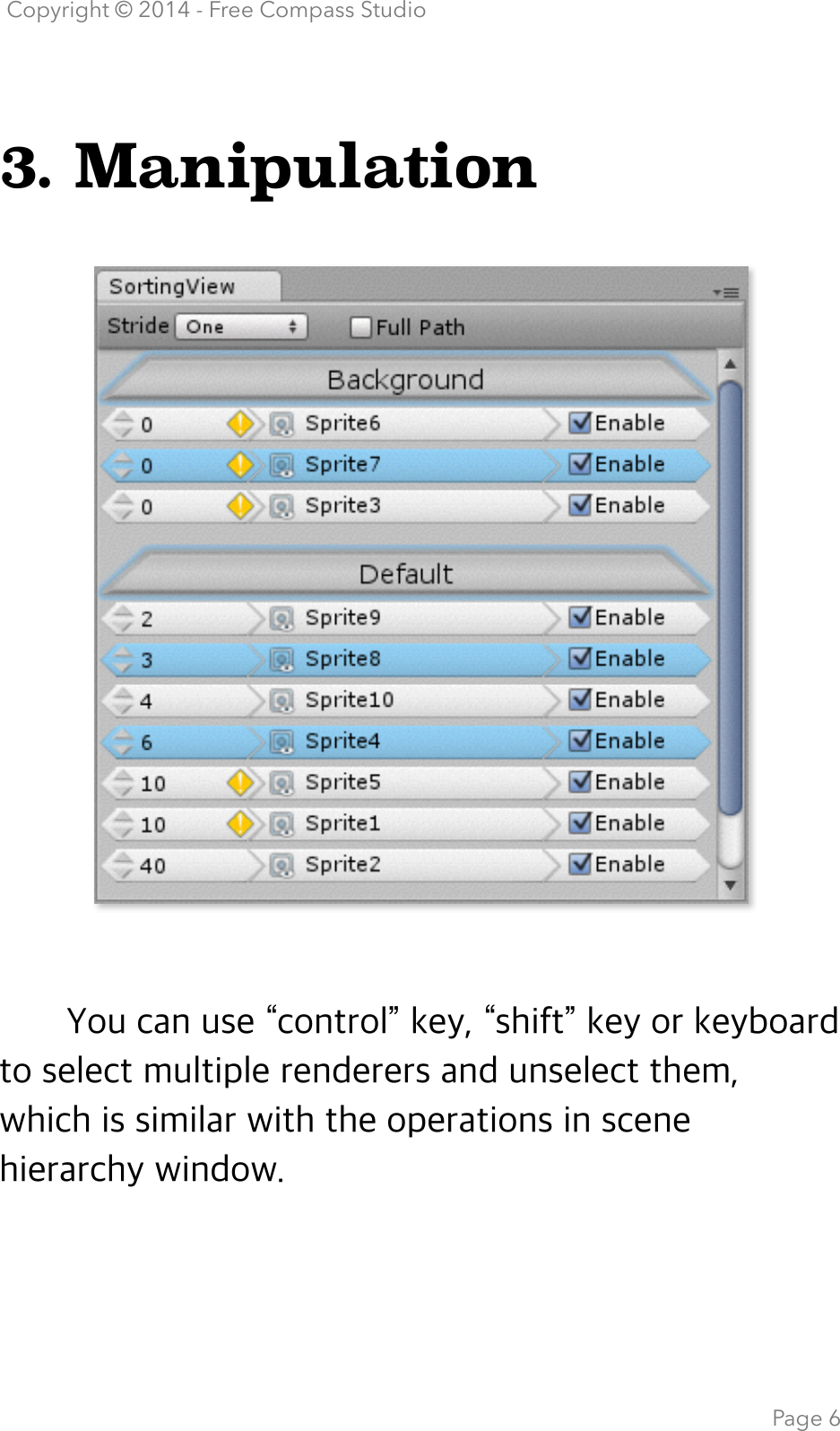 Page 6 of 11 - Sorting View Manual