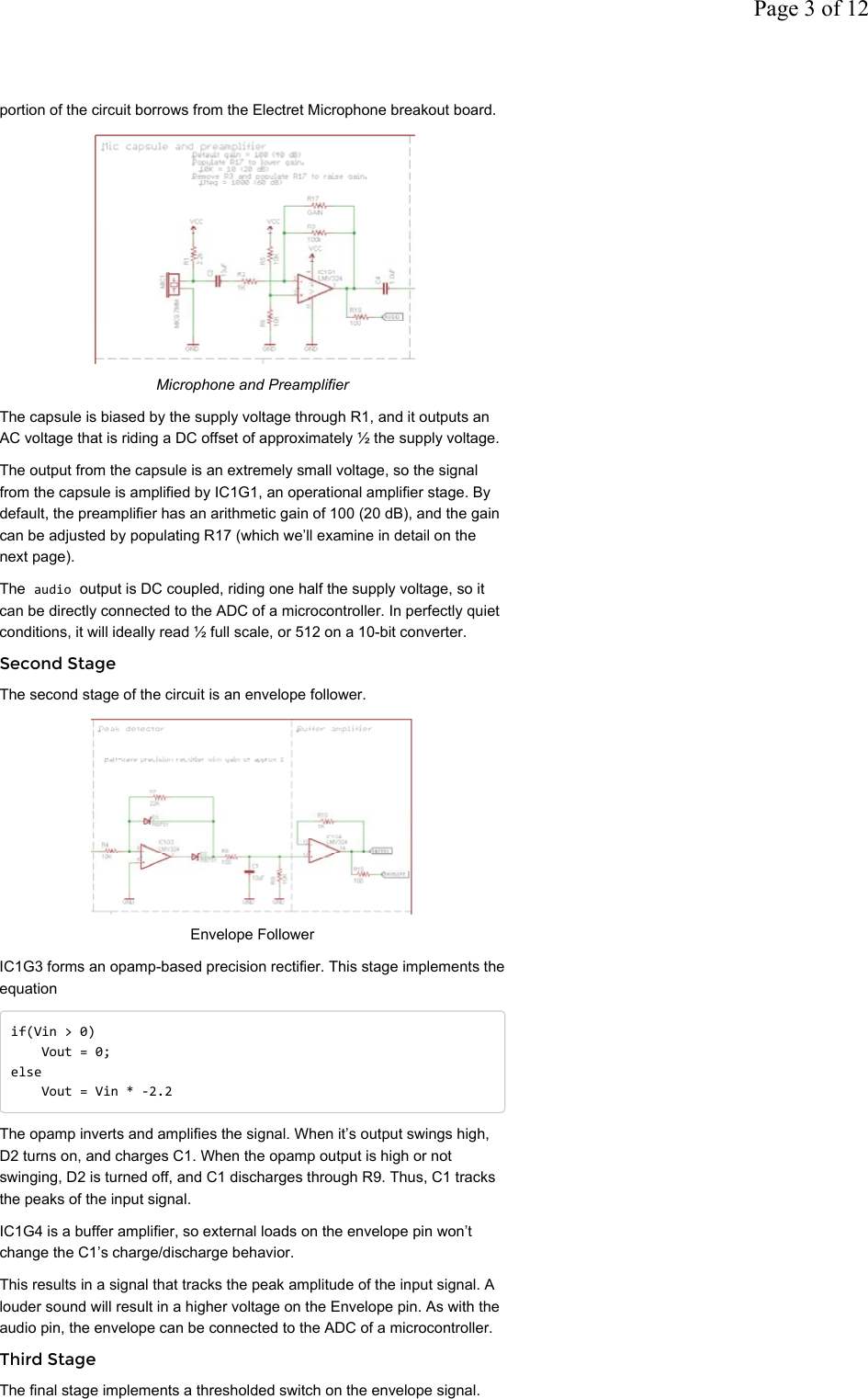 Page 3 of 12 - S://learn.sparkfun.com/tutorials/sound-detector-hookup-guid Sound Detector Hookup Guide 2