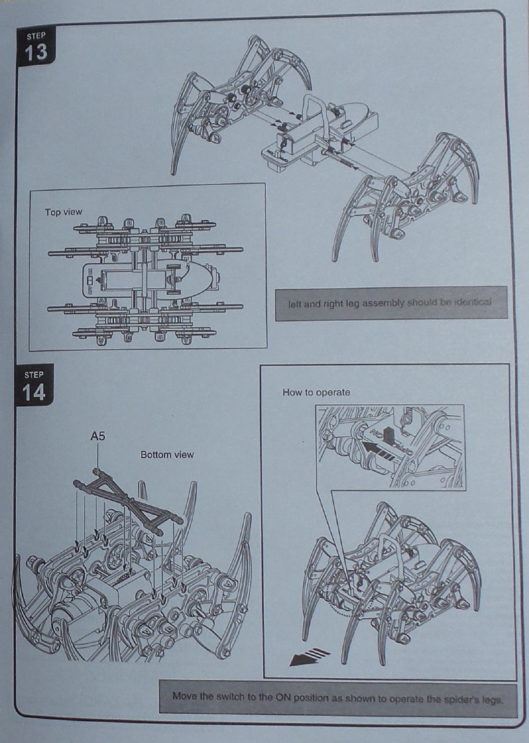 Page 5 of 8 - Spider Bot Instructions