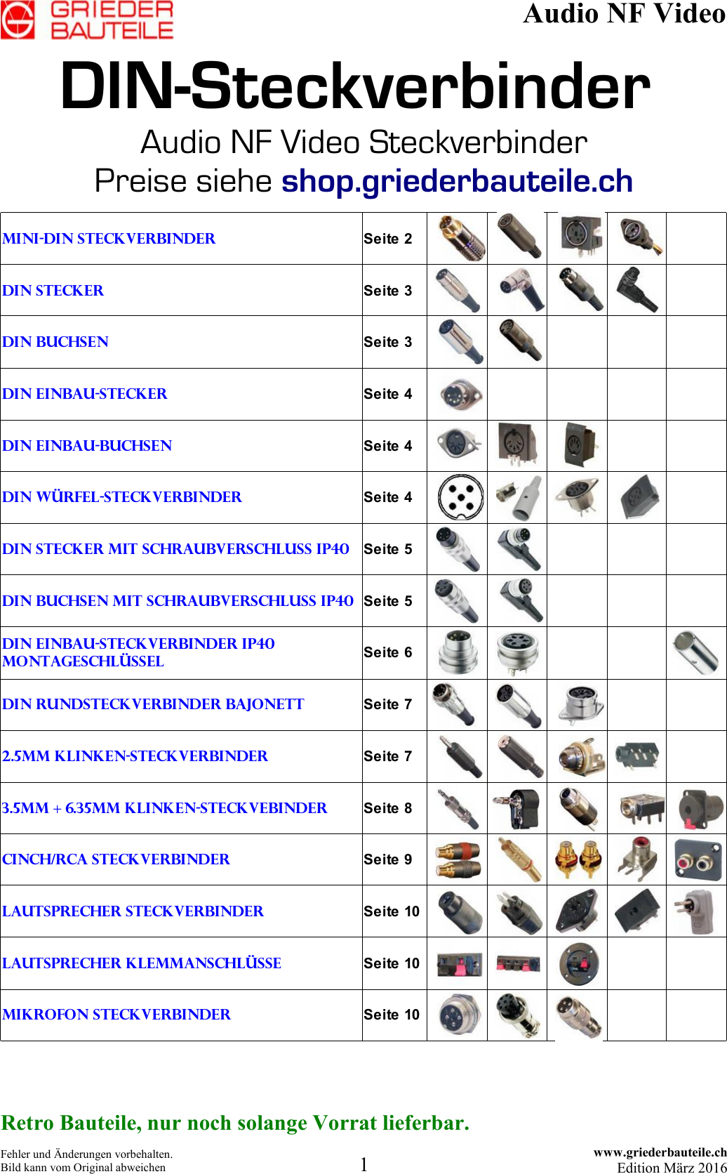 Steckverbinder 1