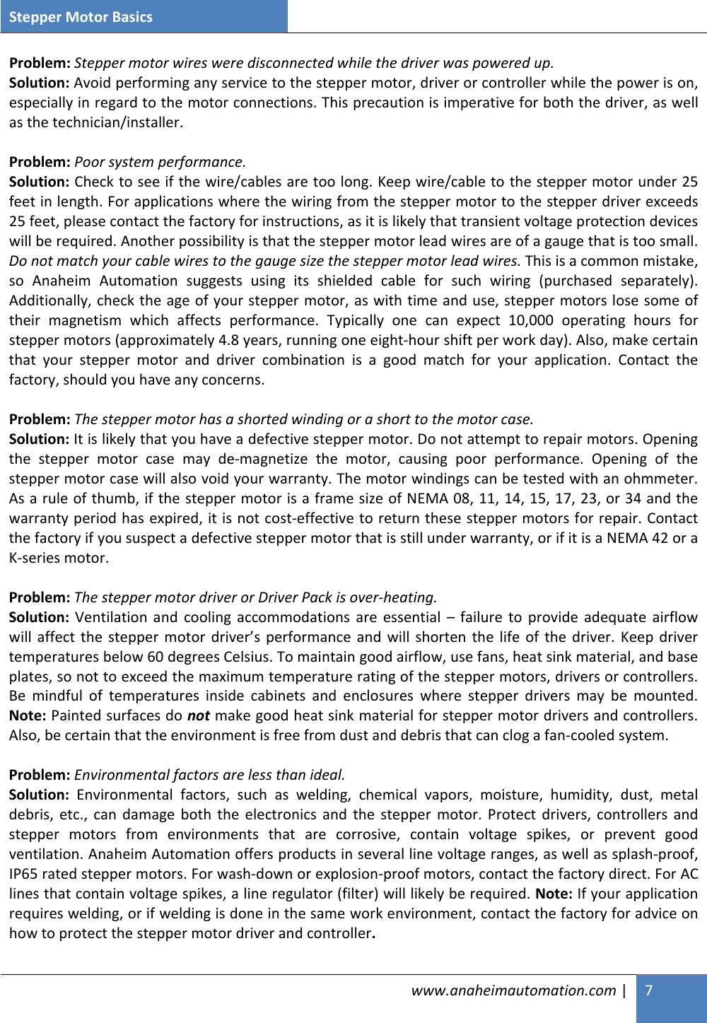 Page 7 of 8 - Step, Stepper, Stepping Motor Fundamentals