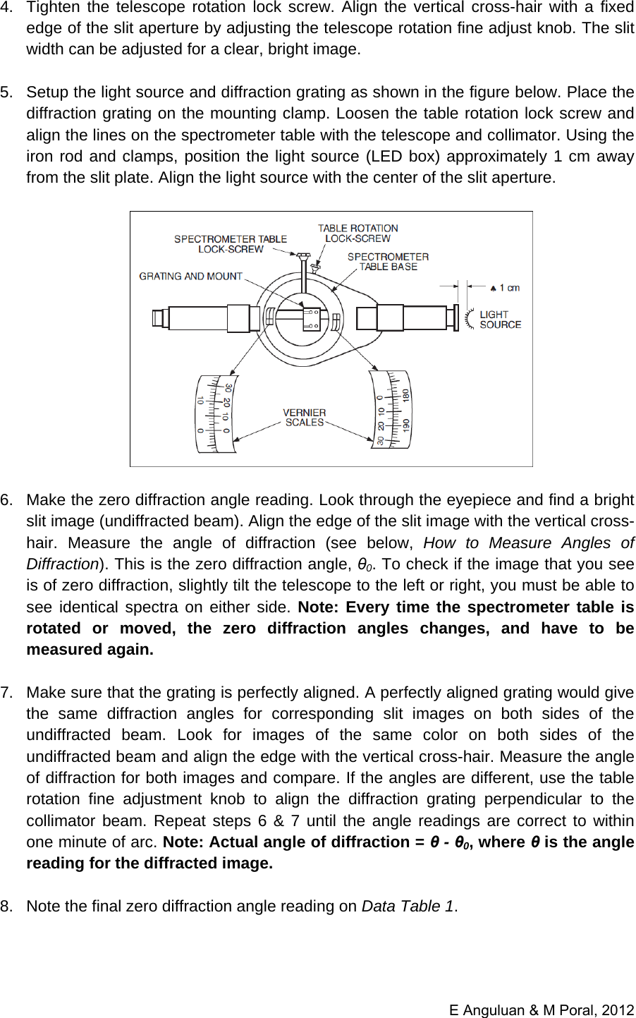 Page 5 of 12 - Student Manual Determination Of Wavelength LEDs Using A Grating Spectrometer - Anguluan & Po