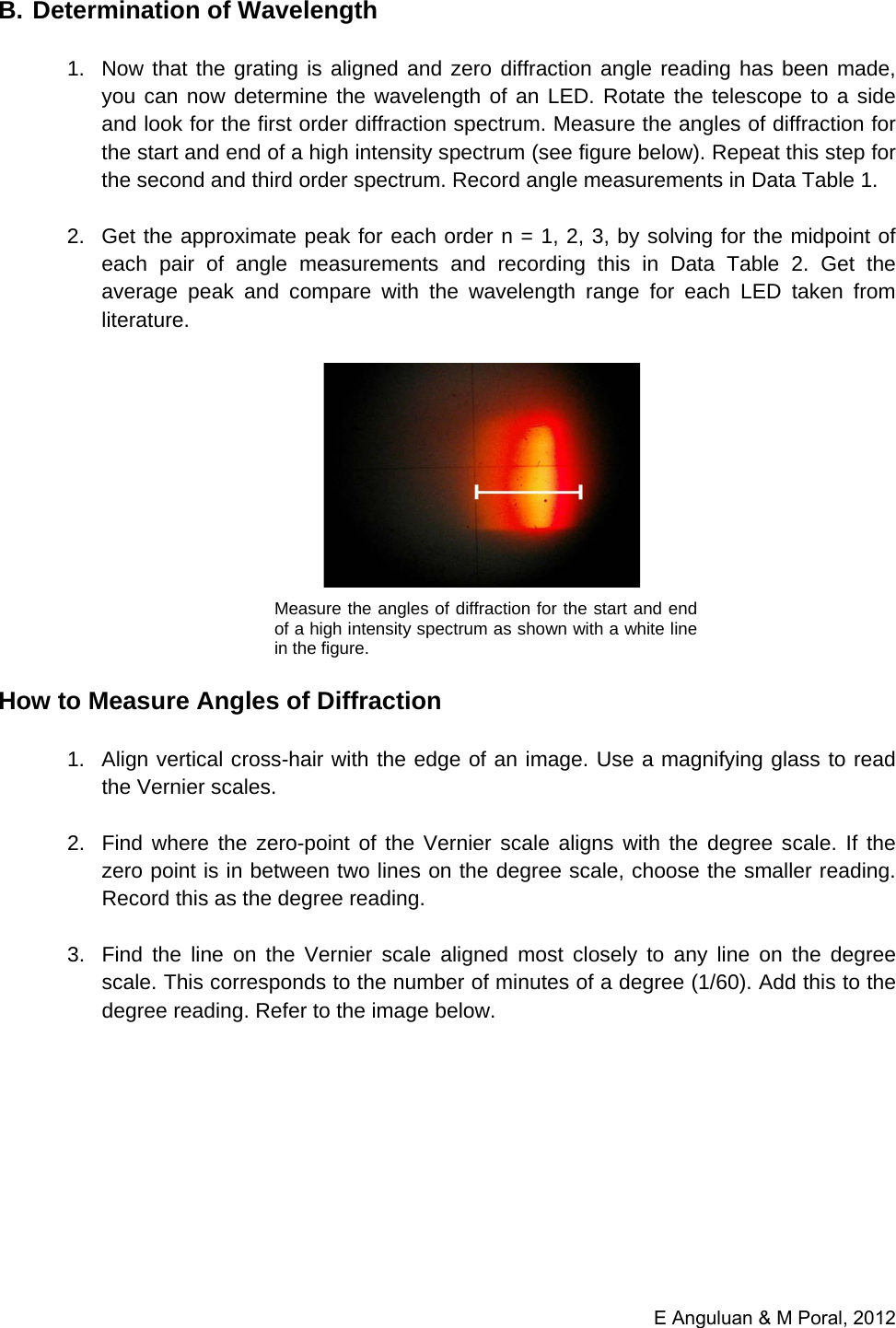 Page 6 of 12 - Student Manual Determination Of Wavelength LEDs Using A Grating Spectrometer - Anguluan & Po