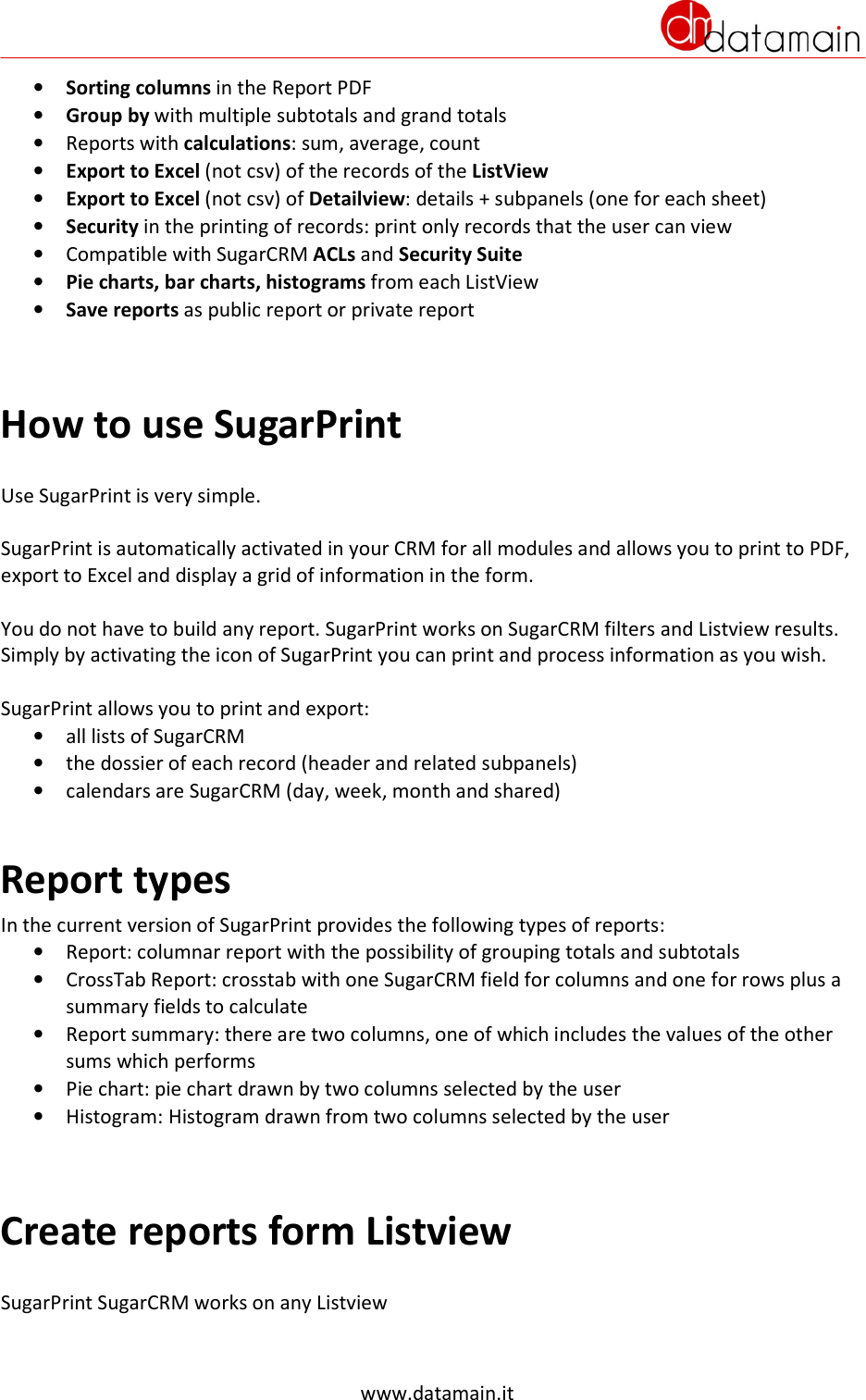 Page 4 of 12 - SugarPrint User Guide Sugar Print