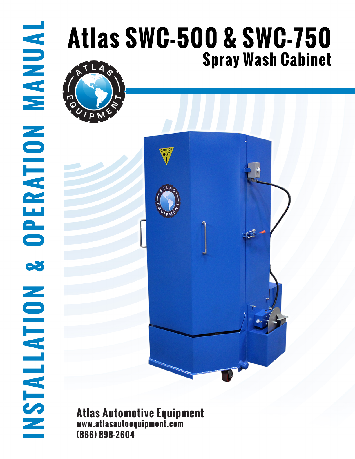 Atlas Swc 500 750 Spray Wash Cabinet Installation Operation