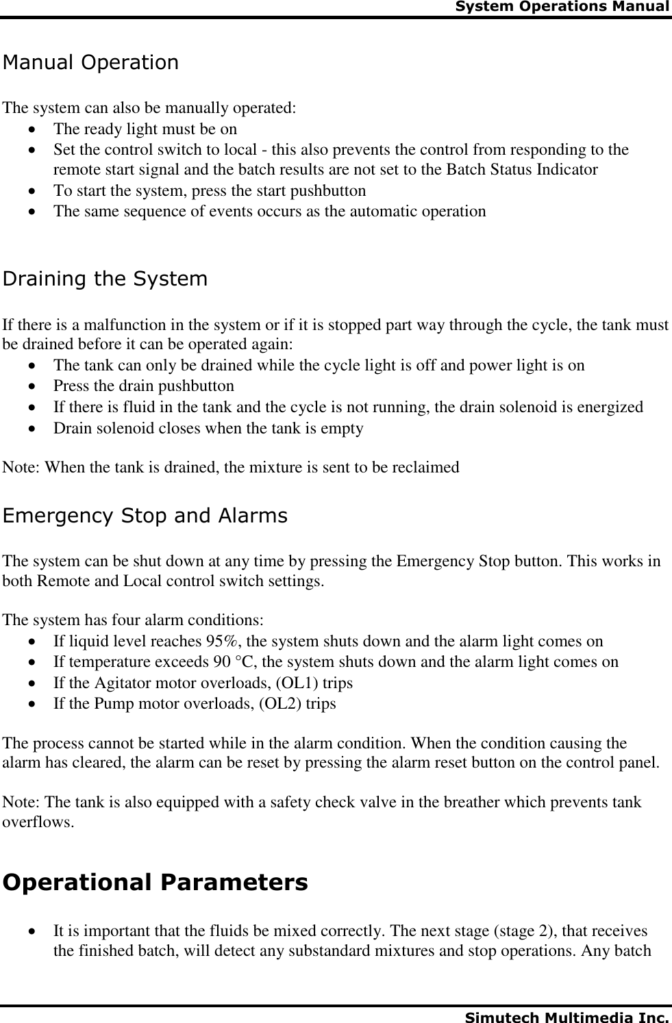 Page 9 of 10 - System Operation Manual