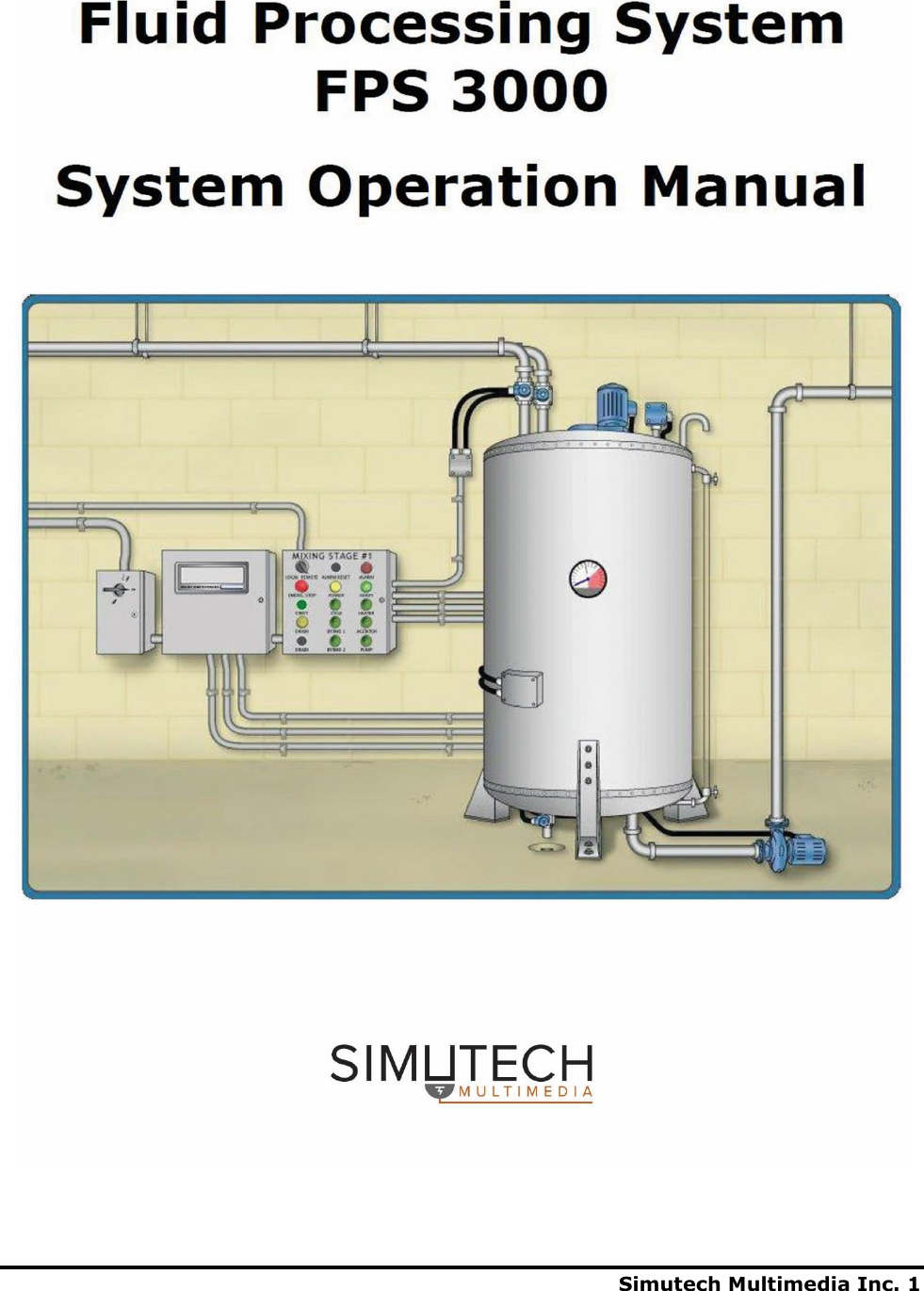 Page 1 of 8 - System Operation Manual