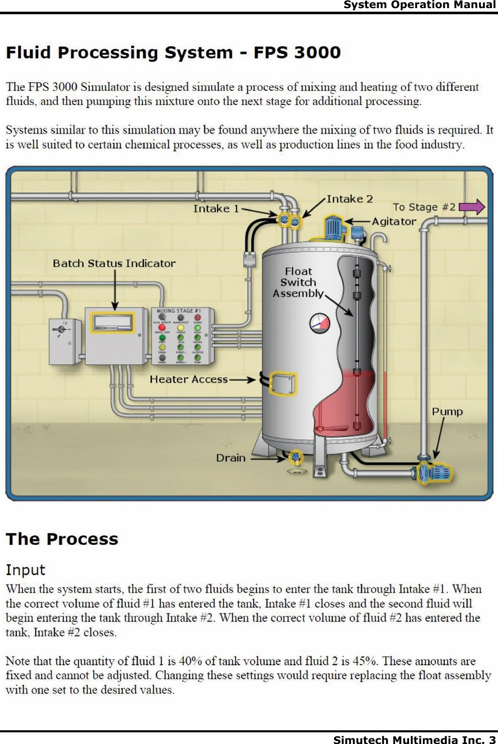 Page 3 of 8 - System Operation Manual