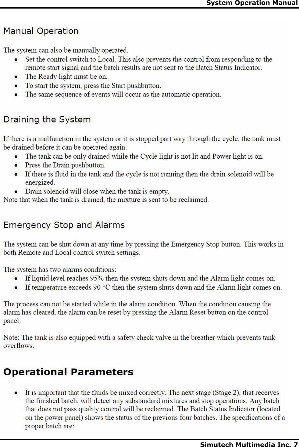 Page 7 of 8 - System Operation Manual