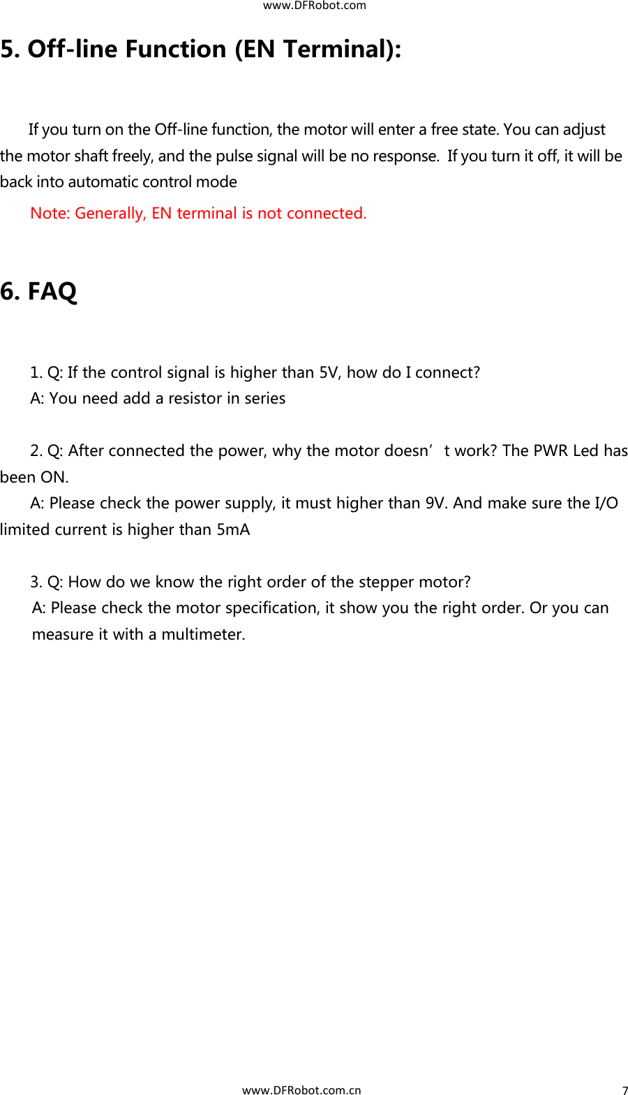Page 10 of 11 - TB6600 User Guide V1.2