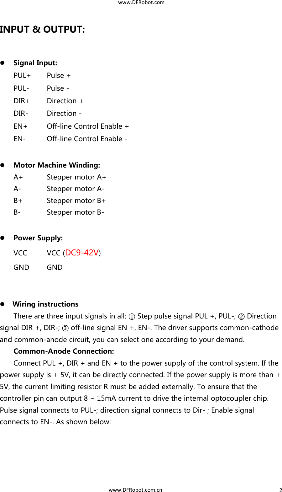 Page 5 of 11 - TB6600 User Guide V1.2