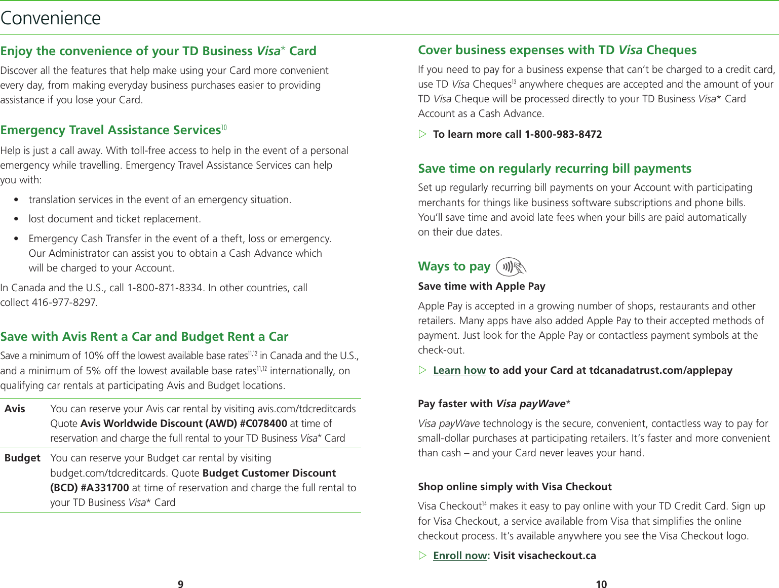 Page 5 of 8 - TDCT Business Welcome Guide EN 1017