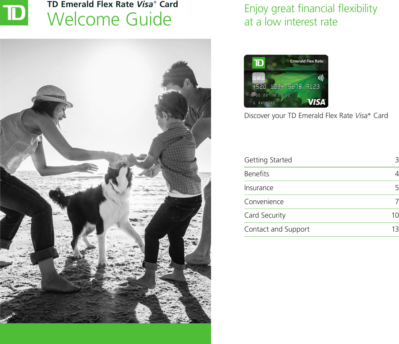 TDCT Emerald Flex Rate Visa Welcome Guide EN