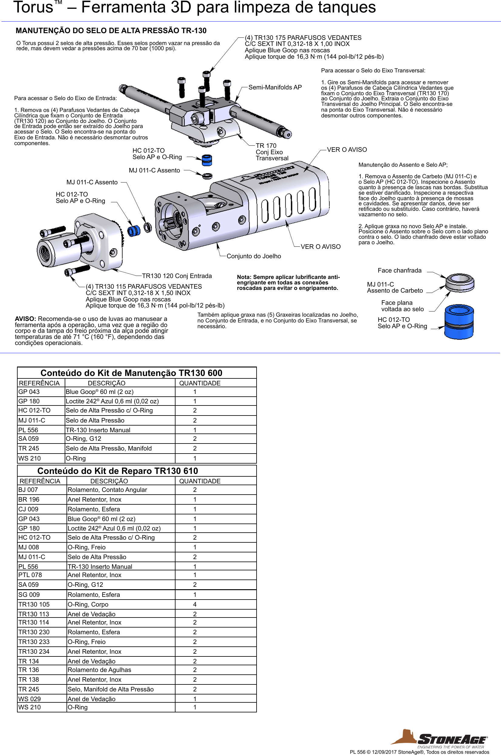 Page 4 of 4 - TR130 Tool Insert  TR-130 Manual PT