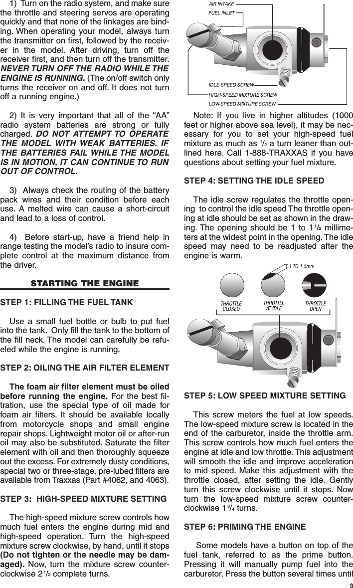 Page 3 of 12 - TRX-15-ENGINE-MANUAL