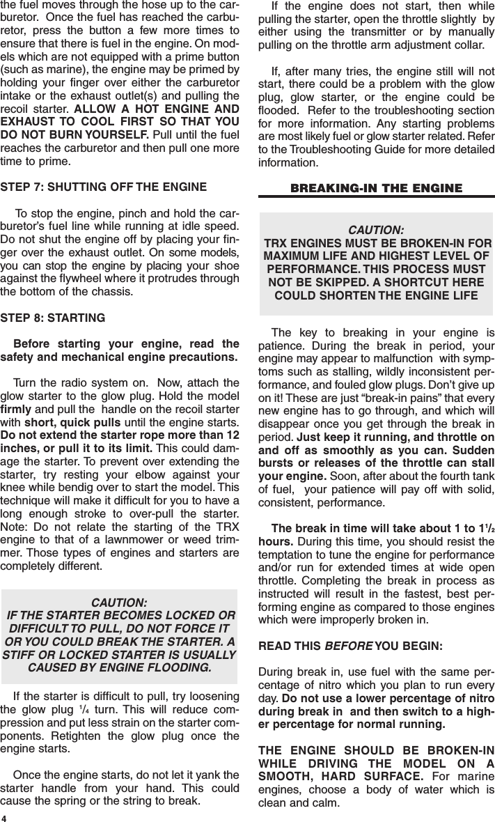 Page 4 of 12 - TRX-15-ENGINE-MANUAL