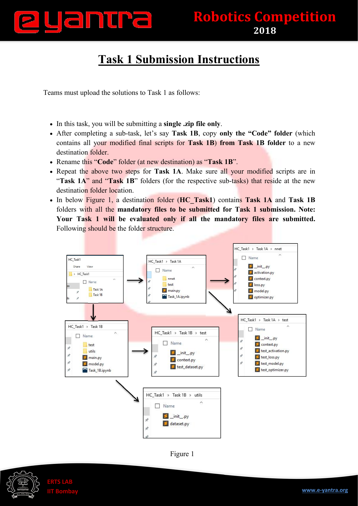 Page 1 of 2 - Task Submission Instructions