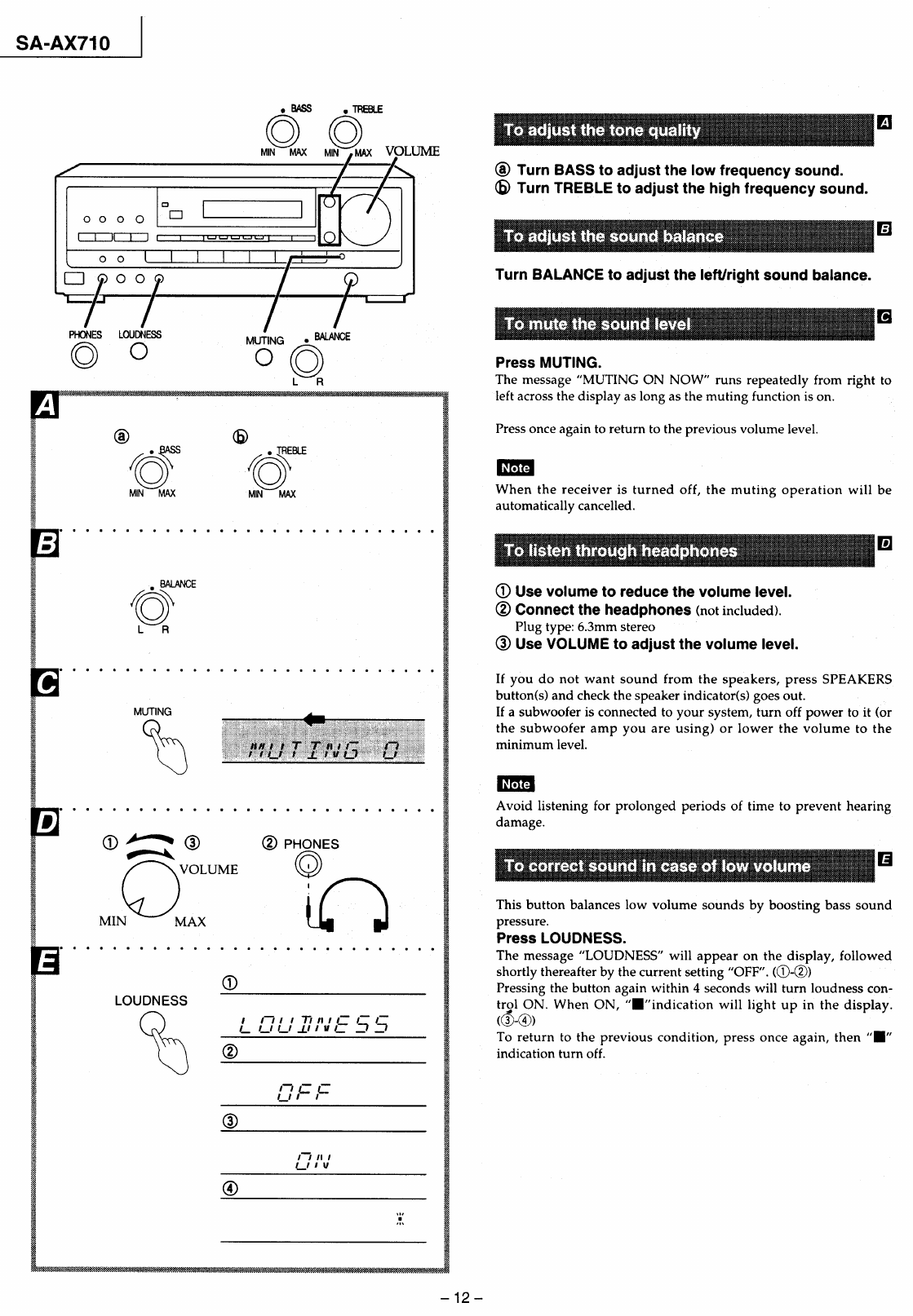 SA AX710(C2) Technics SAAX 710 Service Manual