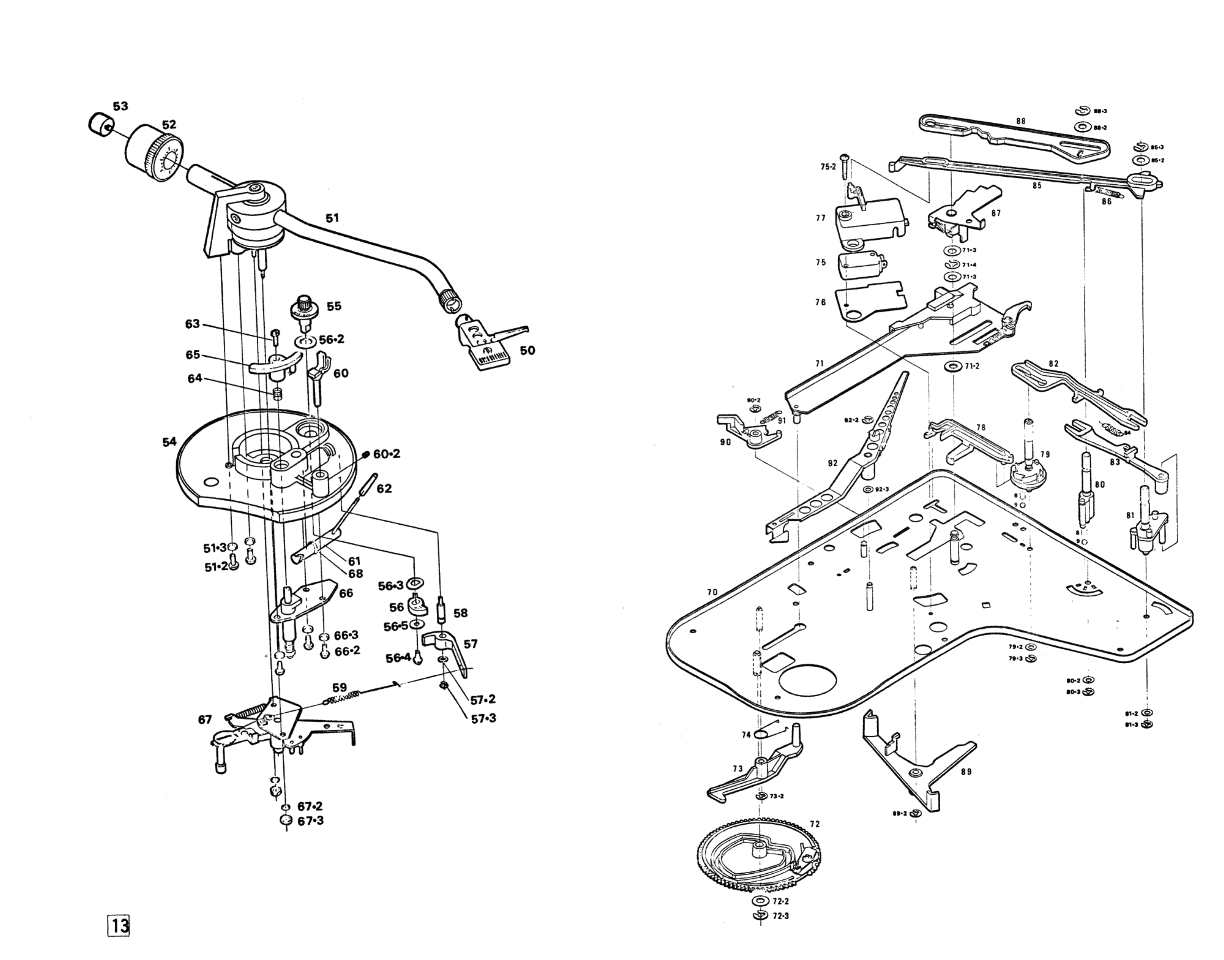 Technics SL 1300 Service Manual