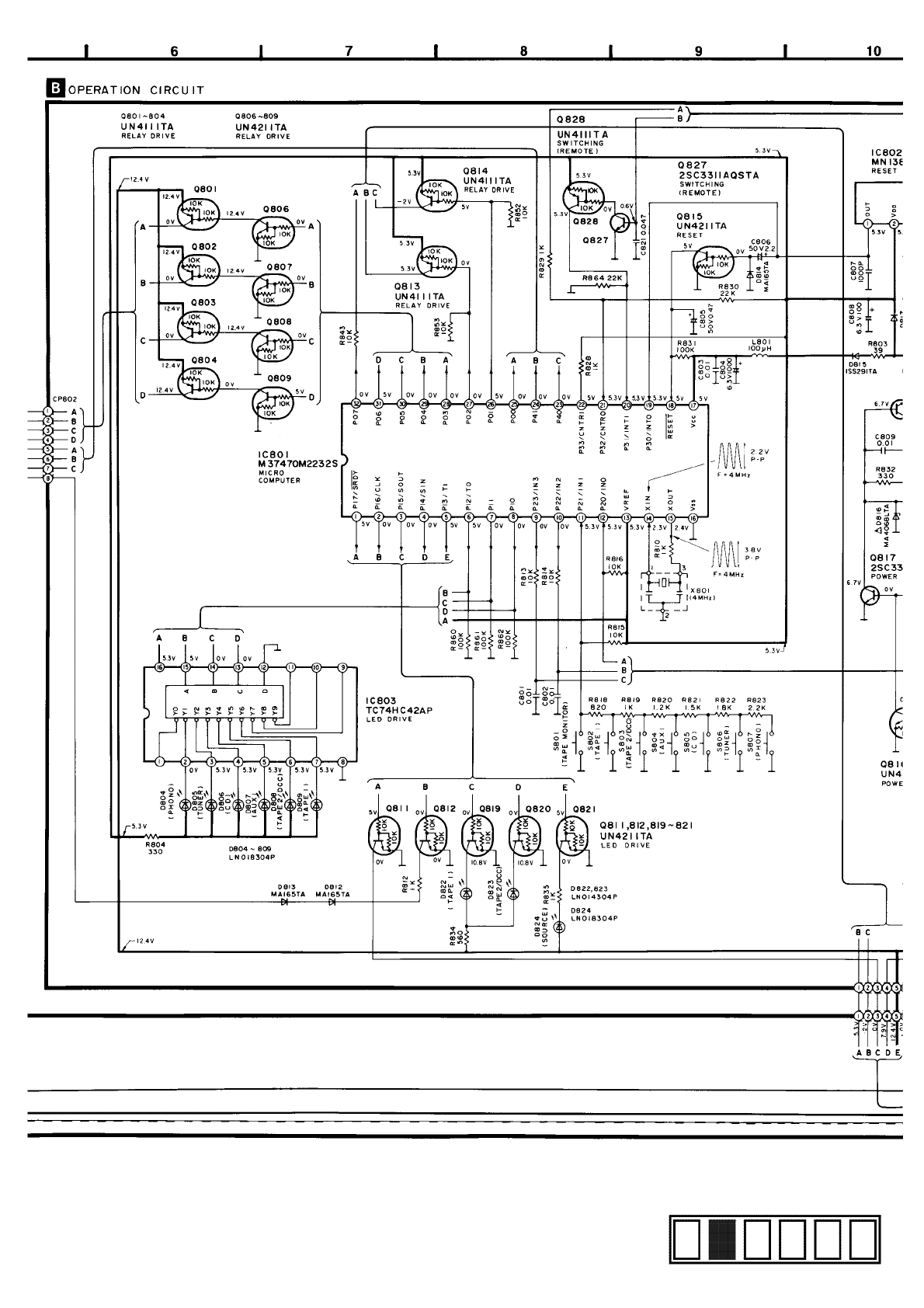 Technics SUA 700 Schematics