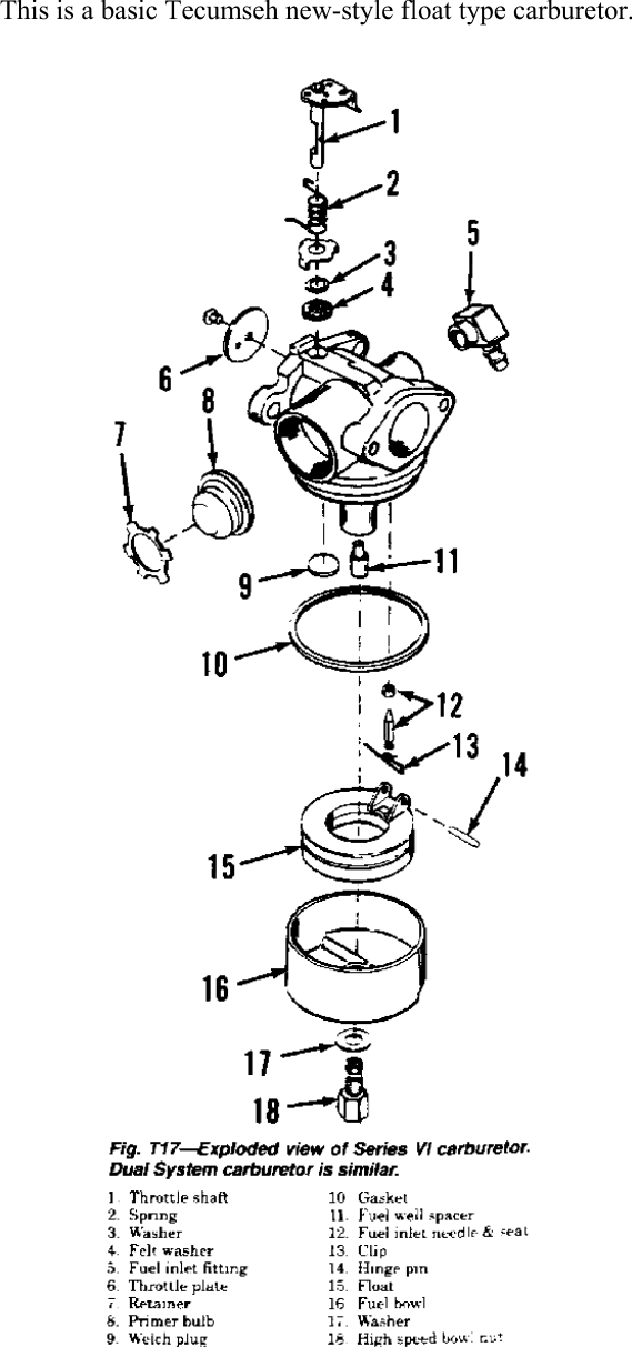 Page 2 of 6 - Tecumseh Carburetor Repair And Governor Adjustment & Guide