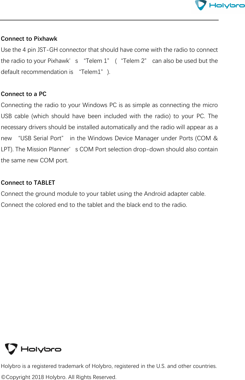 Page 4 of 4 - Telemetry-Radio-V3-Quick-Start-Guide
