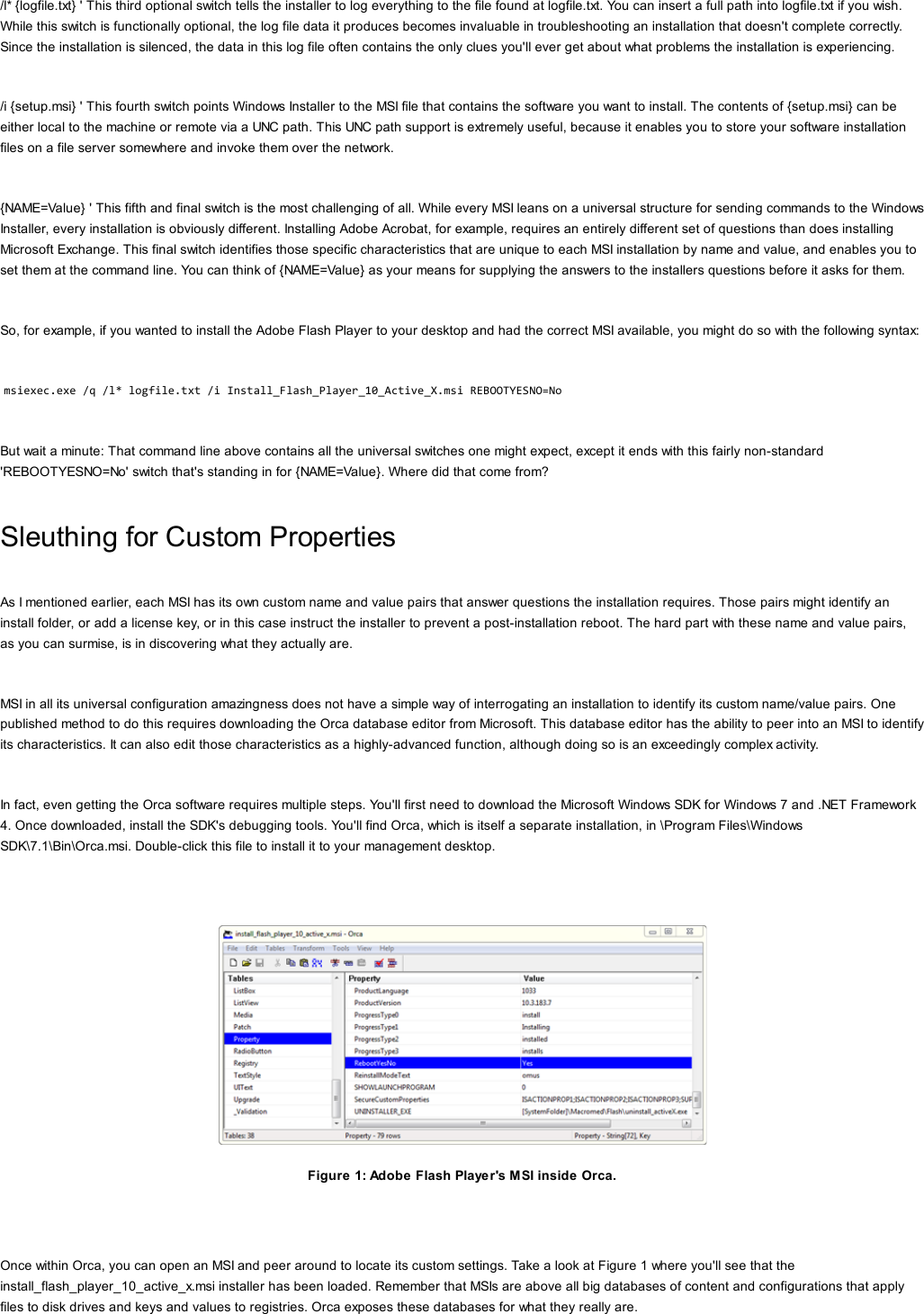 Page 2 of 5 - The  Guide To MSI Switches For Silent Software Installation ITNinja