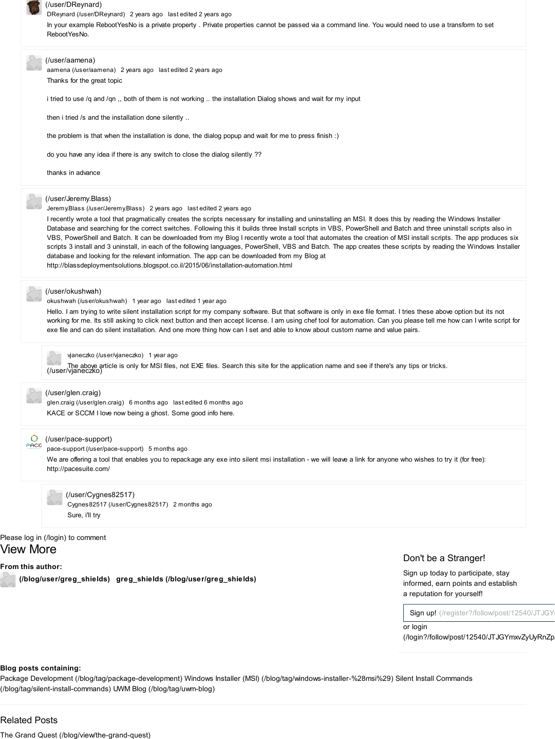 Page 4 of 5 - The  Guide To MSI Switches For Silent Software Installation ITNinja