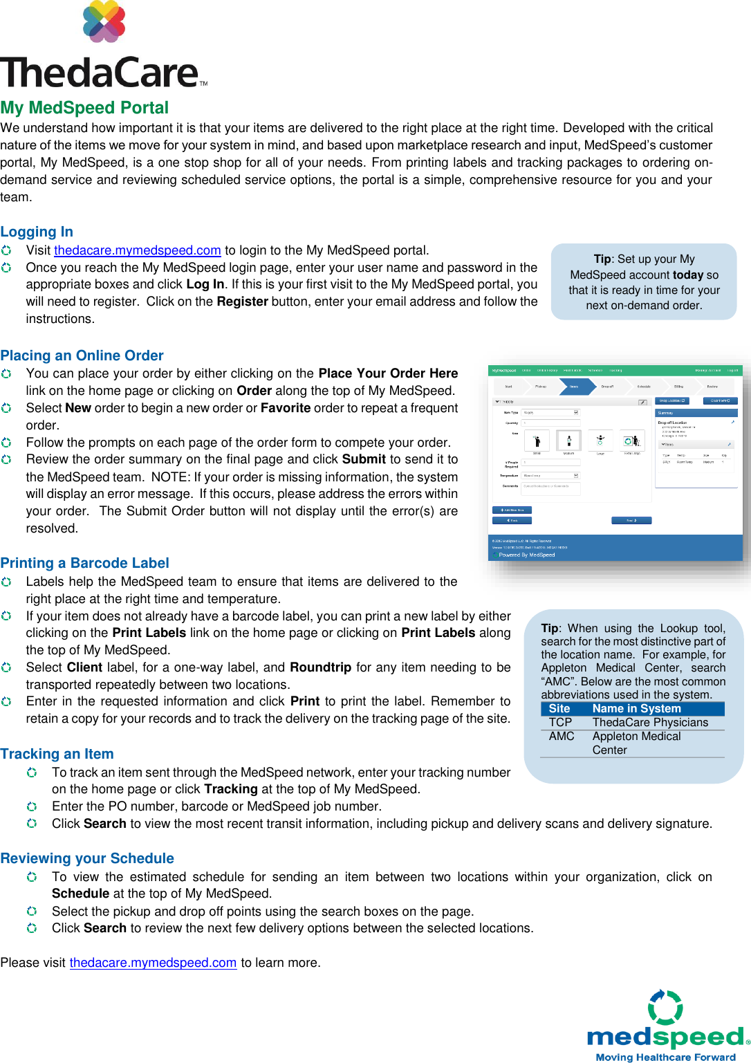 Page 2 of 2 - Theda Care User Guide