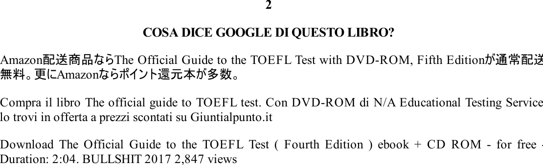 Page 3 of 4 - The Official Guide To TOEFL . Con DVD-ROM PDF LIBRO - [I190FD8OV0] The-official-guide-to-TOEFL-na-I190FD8OV0