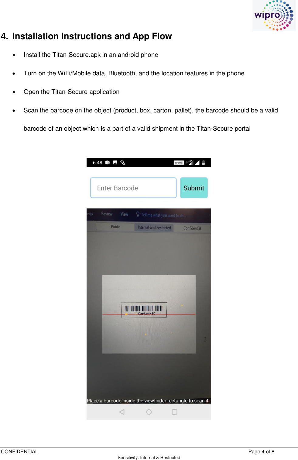 Page 4 of 8 - High Level Design Titan-Secure-Mobile-App-User-Guide-.1.0