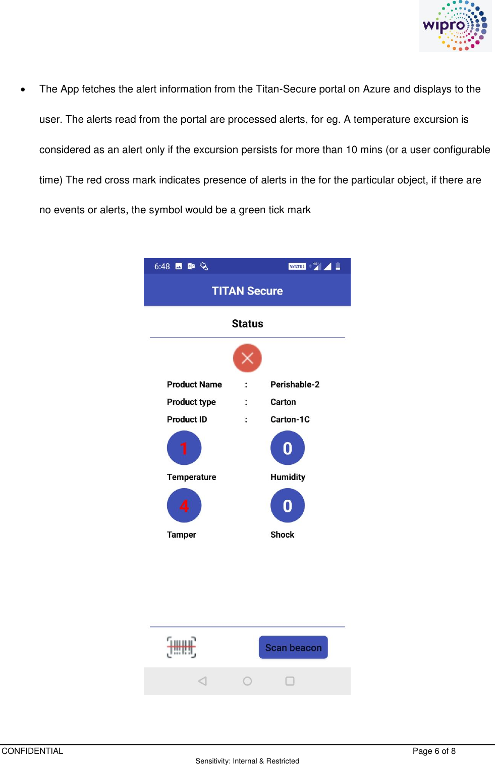 Page 6 of 8 - High Level Design Titan-Secure-Mobile-App-User-Guide-.1.0