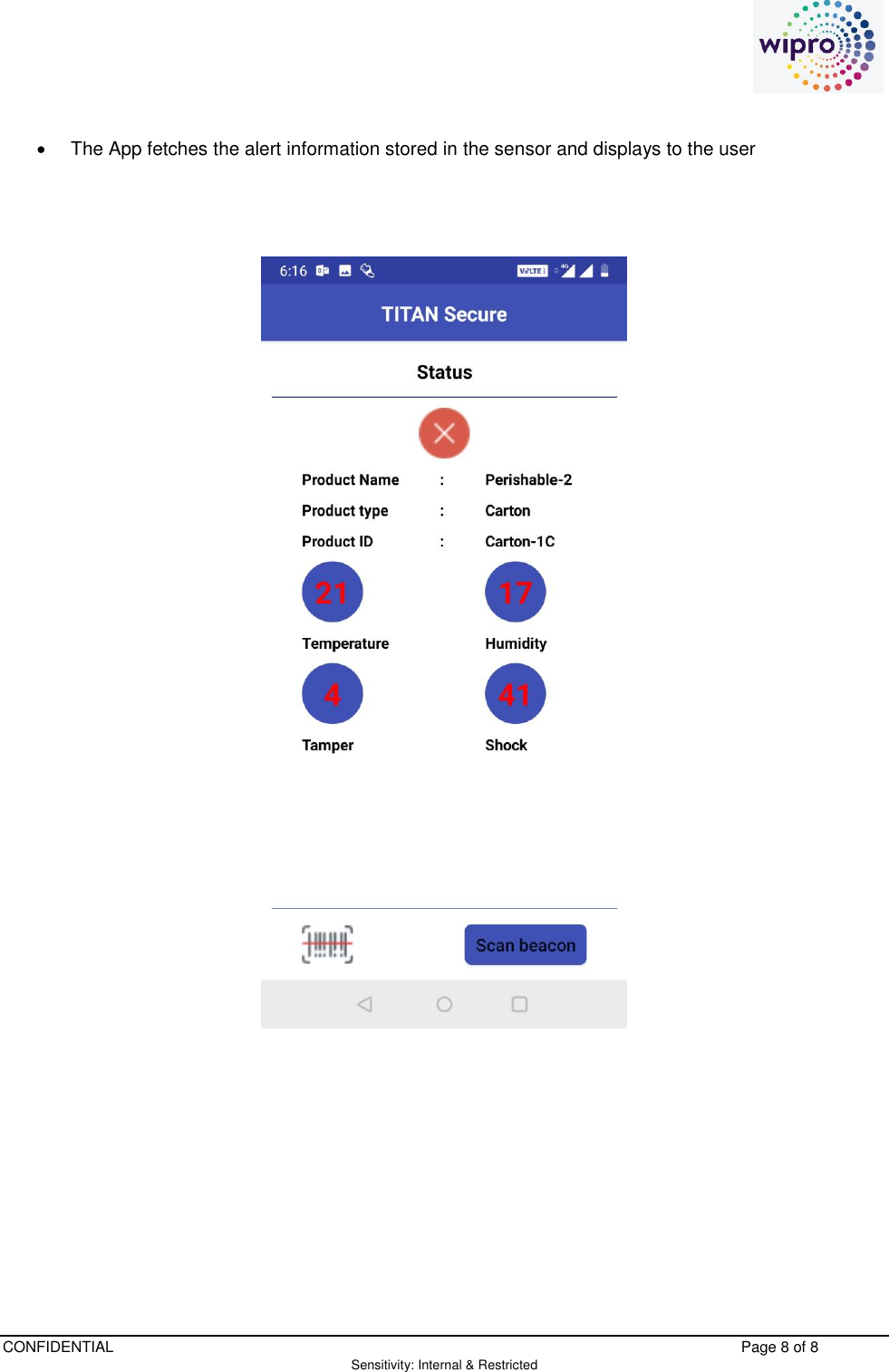 Page 8 of 8 - High Level Design Titan-Secure-Mobile-App-User-Guide-.1.0