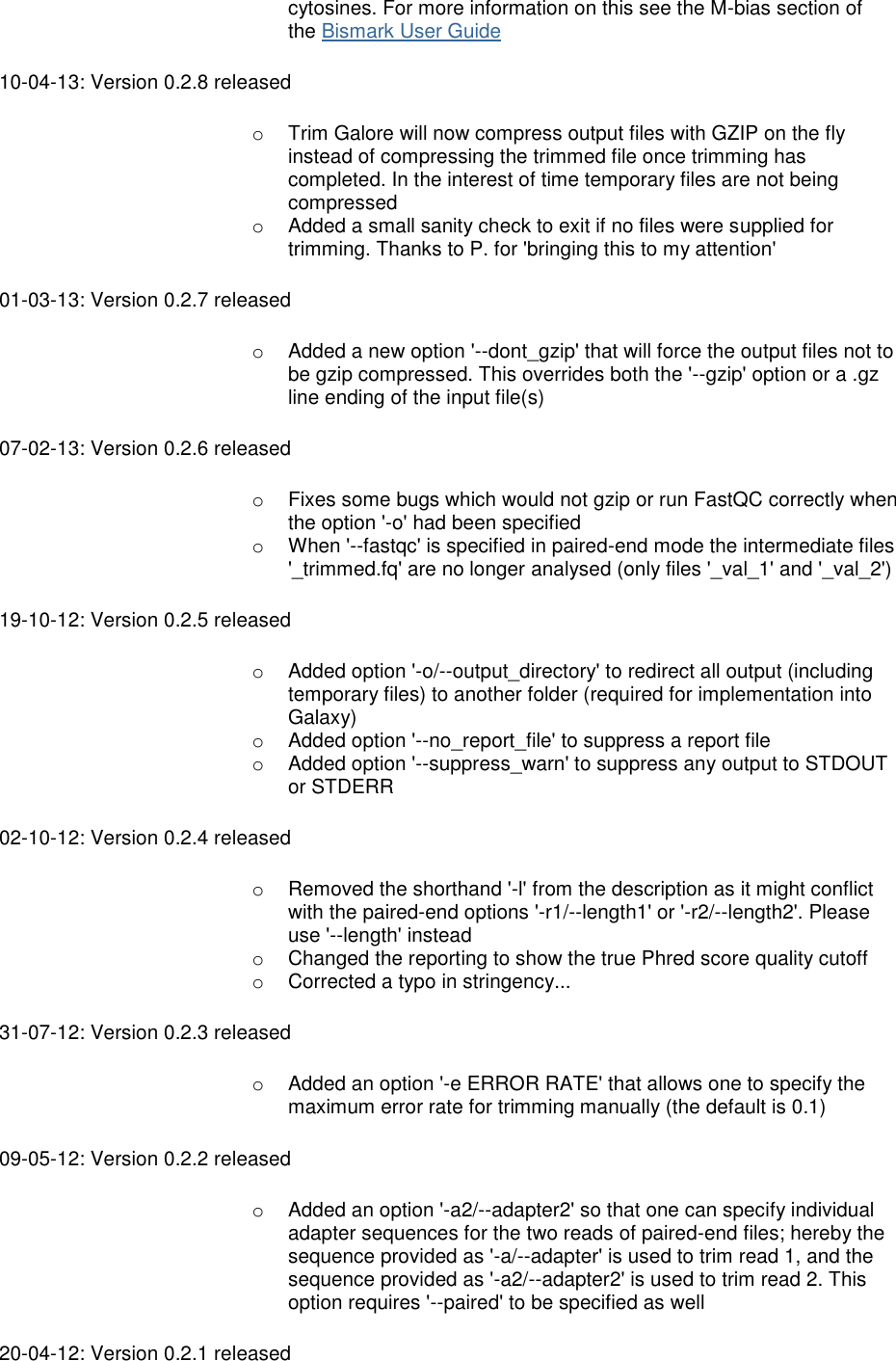 Page 11 of 12 - Trim Galore User Guide V0.4.0