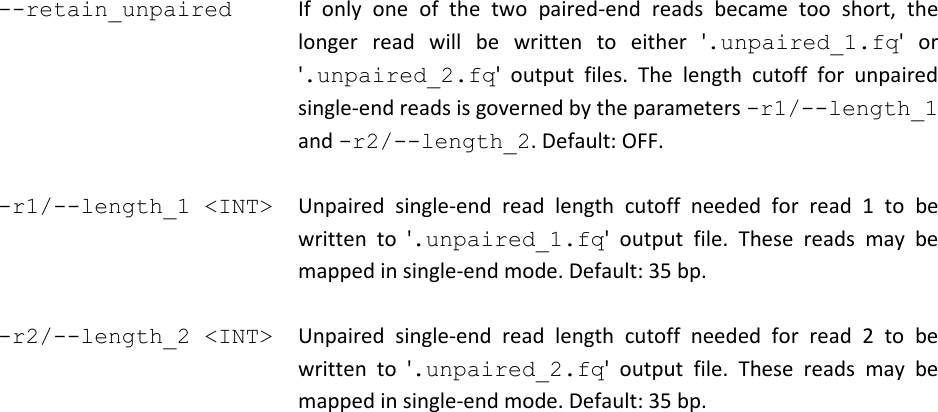 Page 9 of 12 - Trim Galore User Guide V0.4.0