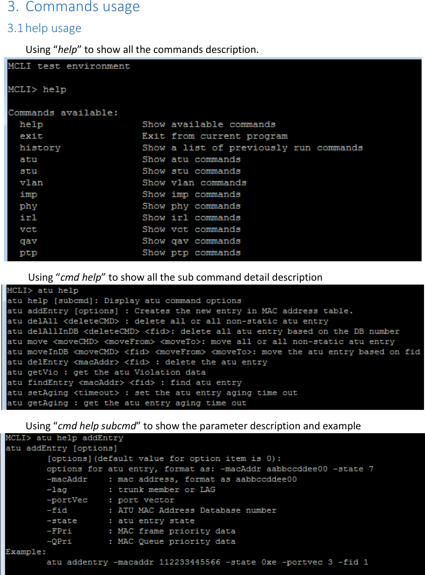 Page 3 of 4 - UMSD CLI User Manual
