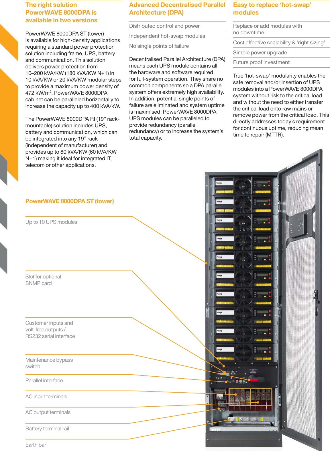 Page 3 of 7 - UPS-Power WAVE-8000DPA-product-brochure