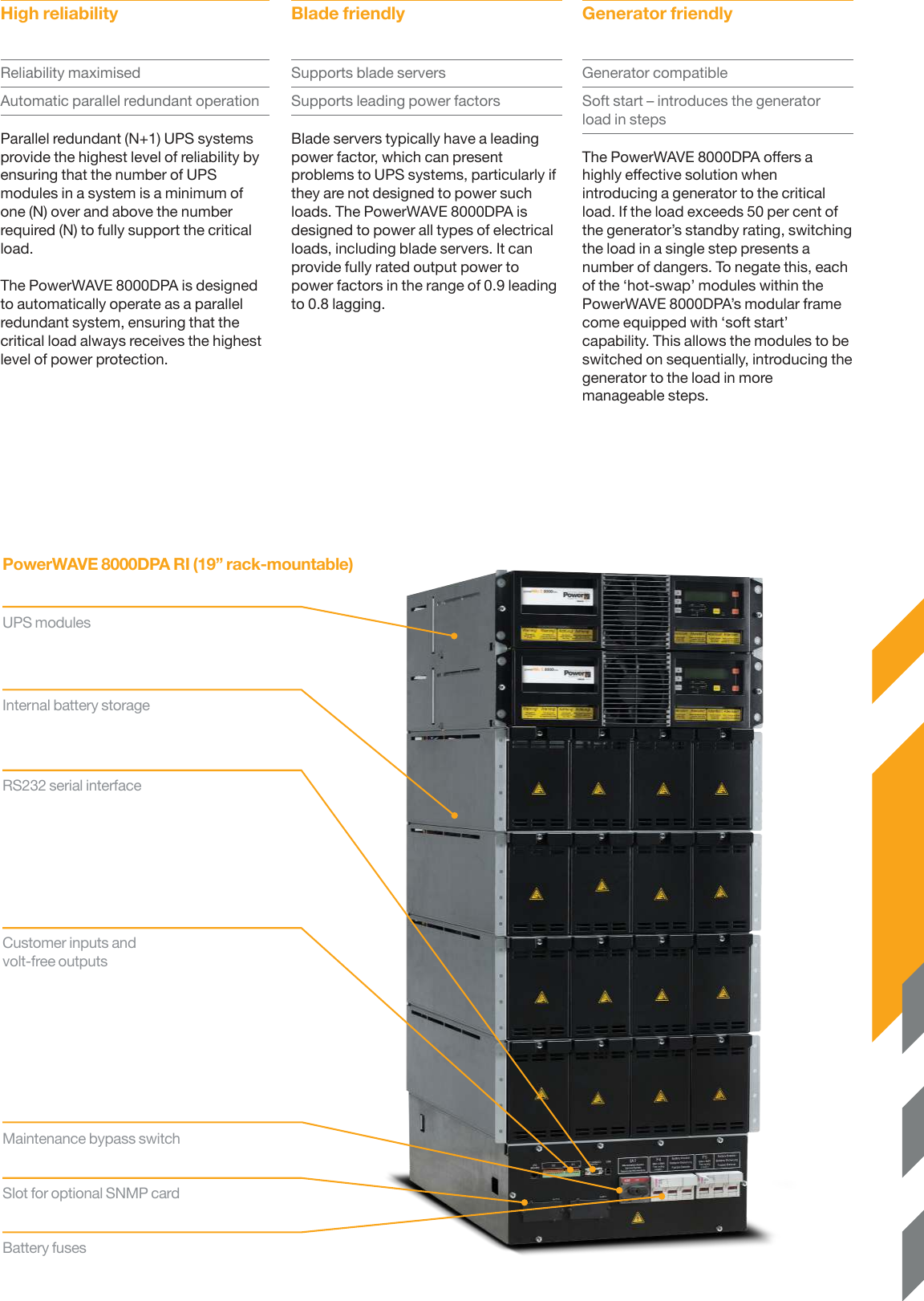 Page 4 of 7 - UPS-Power WAVE-8000DPA-product-brochure