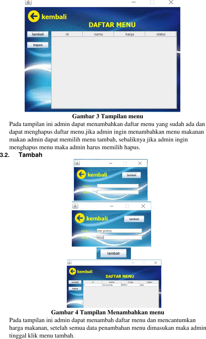 Page 3 of 10 - USER MANUAL ADMIN