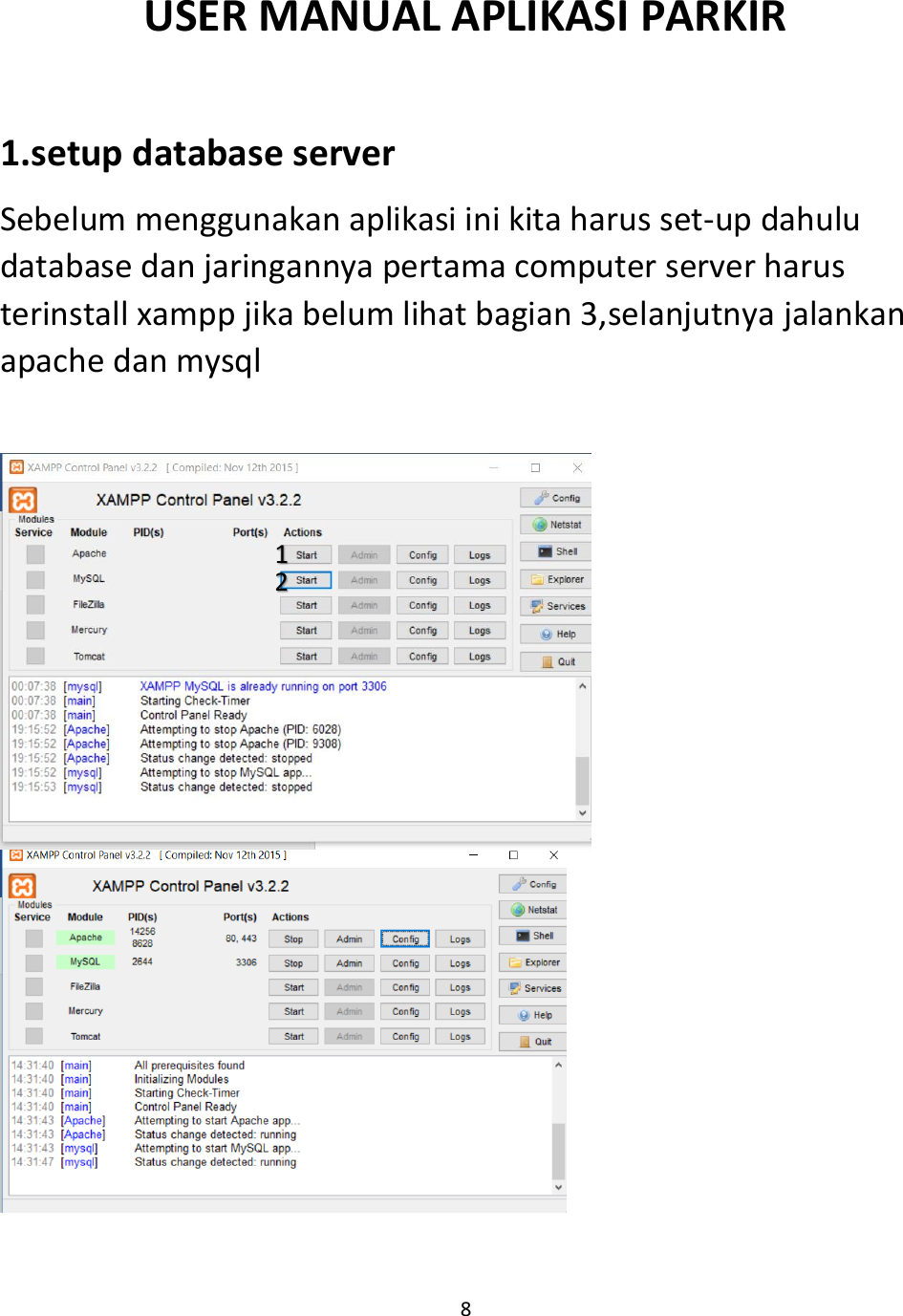 USER MANUAL APLIKASI PARKIR